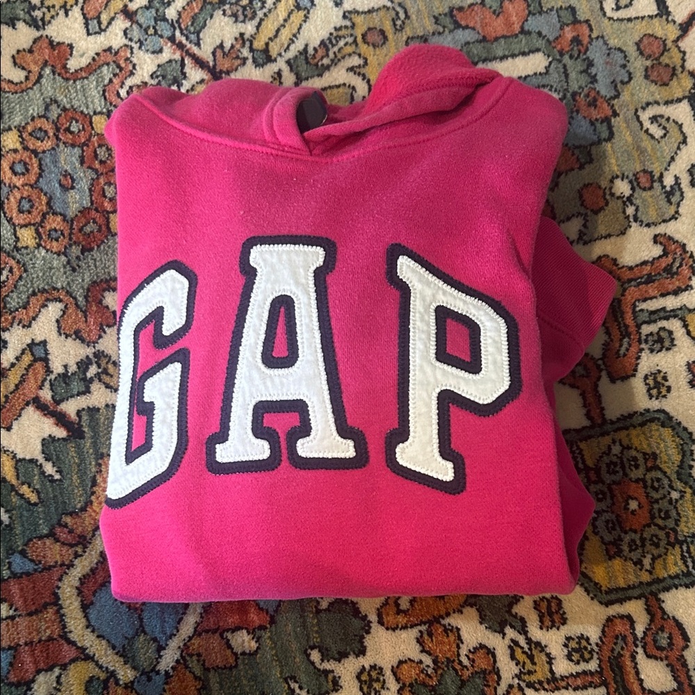GAP Vibrant Pink Logo Hoodie